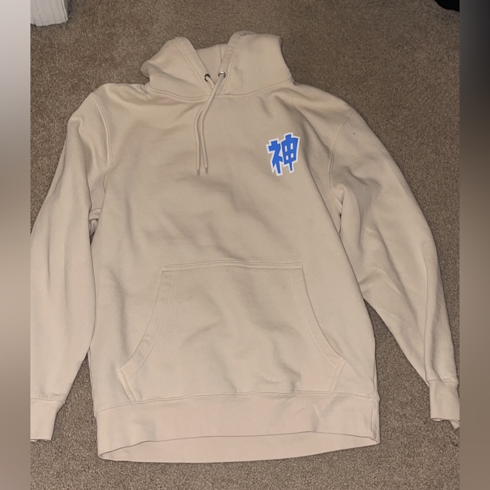 NEW YuGiOh Hoodie Cream Tuned In Tokyo✖️Yugioh